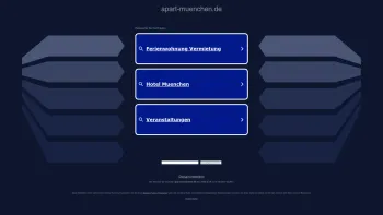 Website Screenshot: Appart Hotels GmbH -  Ihr Hotel in München und  wenn Sie wollen - mehr - apart-muenchen.de - Diese Website steht zum Verkauf! - Informationen zum Thema muenchen immobilien. - Date: 2023-06-16 10:10:57