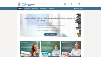 Website Screenshot: Arbeitsblätter Online - Kopiervorlagen, Downloads, Unterrichtsblätter für Schule | Arbeitsblätter Online - Date: 2023-06-16 10:10:57