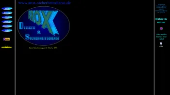 Website Screenshot: Arox Detektei und Sicherheitsdienst Inh. Gerd Mrowka e. K. -  Ihr Partner wenn's um Vertrauen und Sicherheit geht. - Home - Date: 2023-06-16 10:11:00