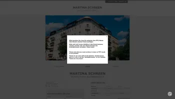 Website Screenshot: Martina Schreen, Fachärztin für Allgemeinmedizin - Willkommen - Praxis Schreen - Date: 2023-06-16 10:11:00