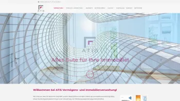 Website Screenshot: ATIS Vermögens und Immobilienverwaltungsgesellschaft mbH - ATIS Immobilienverwaltung Rüsselsheim - Atis Vermögens + Immobilienverwaltung in Rüsselsheim - Date: 2023-06-16 10:11:03
