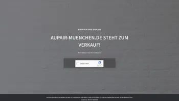 Website Screenshot: Au-Pair Vermittlung Lucyna Obermaier Wir vermitteln deutschlandweit. Zuverlässiger Service und faire Preise! - aupair-muenchen.de steht zum Verkauf!! - Date: 2023-06-16 10:11:04