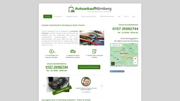 Website Screenshot: Autoankauf Stuttgart - Autoankauf Nürnberg - Auto verkaufen in Nürnberg - Date: 2023-06-16 10:11:07