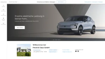 Website Screenshot: Autoport Finck & Claus GmbH - Ihr Volvo Händler in Pinneberg | Finck & Claus GmbH - Date: 2023-06-16 10:11:07
