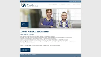 Website Screenshot: AVANCE Personal-Service GmbH AVANCE Wir verschaffen Vorsprung - Start - Avance Personal-Service GmbH - Date: 2023-06-16 10:11:10