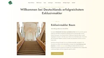 Website Screenshot: Baum Immobilien e.k. - Ihr Spezialmakler für exklusive Immobilien / Baum Exklusiv - Date: 2023-06-20 10:41:51