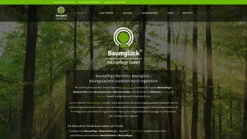 Website Screenshot: Baumglück Baumpflege GmbH - Baumpflege München - Baumglück Baumpflege GmbH - Date: 2023-06-20 10:41:51