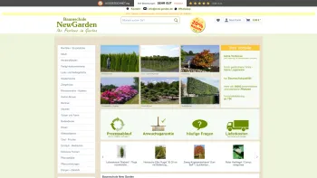 Website Screenshot: Baumschule NewGarden Online-Versand von Gartenpflanzen, Heckenpflanzen uvm. - Über 10.000 verschiedene Gartenpflanzen günstig in Top-Baumschulqualität kaufen - Date: 2023-06-16 10:11:13