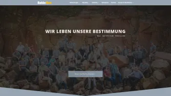 Website Screenshot: Behle Recycling GmbH - Behle Bau, Naturstein und Recycling. Qualität aus einer Hand. - Date: 2023-06-16 10:11:16