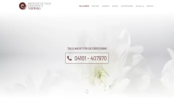 Website Screenshot: Bestattungsinstitut Joerg Vieweg - Bestattungen Vieweg - Ihr Bestatter für Rellingen und Umgebung - Date: 2023-06-16 10:11:20