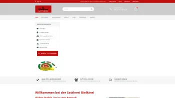 Website Screenshot: Bielkine Sattlerei - Ihr anerkannter Fachbetrieb für Verarbeitung von Leder und Stoffen › Sattlerei Bielkine Hannover - Date: 2023-06-16 10:11:20