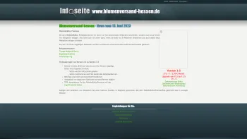 Website Screenshot: Blumen versand deutschlandweit - Blumenversand-hessen - Date: 2023-06-16 10:11:23