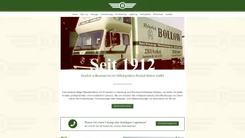 Website Screenshot: Heinrich Bollow GmbH -  Umzüge und Lagerung - Bollow | Umzüge - Date: 2023-06-16 10:11:23