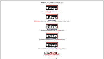 Website Screenshot: Breitinger AG Die Büro und Praxisgestalter - Breitinger AG - Date: 2023-06-16 10:11:26