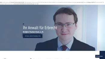 Website Screenshot: Kanzlei Knoll - Vermögensnachfolge und Erbrecht - Umfassende rechtliche Beratung - Date: 2023-06-16 10:11:29