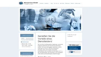 Website Screenshot: BÜROSERVICE DIREKT - Startseite - Büroservice Direkt - Date: 2023-06-16 10:11:29