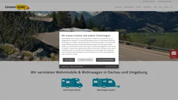 Website Screenshot: CaravanDirekt - Caravandirekt - Wohnmobil mieten bei Dachau - Date: 2023-06-20 10:41:53