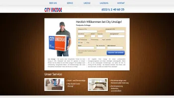 Website Screenshot: CITY UMZÜGE - City Umzüge - Ihr flexibler Umzugspartner rund um Köln - Date: 2023-06-16 10:11:33