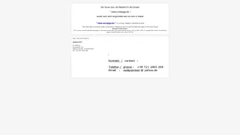 Website Screenshot: Compega EDV & Zubehör - Der Server bzw. die Website von *** v003 @ server100 webpoint-D *** ist noch nicht eingerichtet! - Date: 2023-06-16 10:11:36