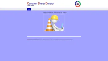 Website Screenshot: CDD Container-Dienst Dreieich Totzek GmbH -  Ihr Abfall ist unser Fall. - Container Dienst Dreieich - Home - Date: 2023-06-16 10:11:36