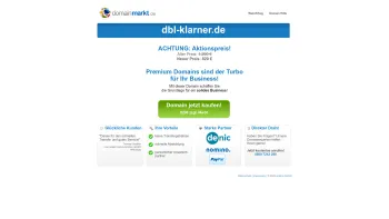 Website Screenshot: Klarner-Textilservice GmbH -  Wir ziehen Menschen  an - dbl-klarner.de jetzt kaufen! - Date: 2023-06-16 10:11:42