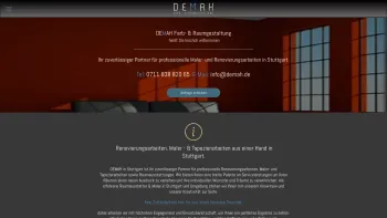 Website Screenshot: DEMAH Farb & Raumgestaltung - DEMAH in Stuttgart Maler & Renovierungsarbeiten - Date: 2023-06-16 10:11:42