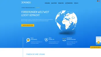 Website Screenshot: Demondo - Finanzdienstleister Inkasso Service - Demondo - Date: 2023-06-20 10:41:56