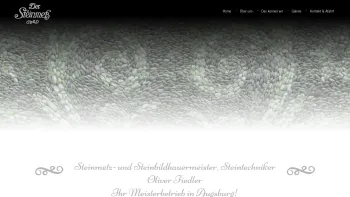 Website Screenshot: Fiedler Oliver Peter GmbH -  Steinmetz- und Steinbildhauer Meister Staatl. gepr. Steintechniker / Gestalter - Steinmetz Oliver Fiedler, Augsburg | Grabsteine/Natursteine - Date: 2023-06-16 10:11:45