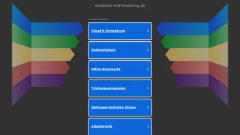 Website Screenshot: DWW Deutsche Wahlwerbung GmbH - deutsche-wahlwerbung.de - Diese Website steht zum Verkauf! - Informationen zum Thema deutsche wahlwerbung. - Date: 2023-06-16 10:11:45