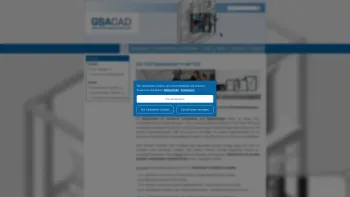 Website Screenshot: GSA-CAD GmbH & Co. KG - CAD-Konstruktionsbüro Gebäudetechnik - Die CAD Spezialisten - Date: 2023-06-16 10:11:49