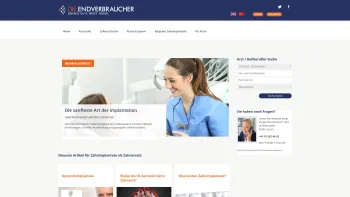Website Screenshot: Die Endverbraucher Ltd & Co KG - Den richtigen Zahnarzt für Implantate finden | Die Endverbraucher - Date: 2023-06-16 10:11:49