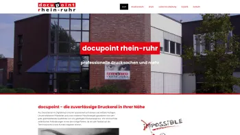 Website Screenshot: docupoint rhein-ruhr GmbH -  Your Business Printer - docupoint rhein-ruhr GmbH - Rund um das Thema Drucksachen. - Date: 2023-06-16 10:11:52