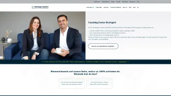 Website Screenshot: Dr. Daniel Holzinger GmbH - Coaching Center Stuttgart - Dr. Holzinger Institut - Date: 2023-06-16 10:11:52