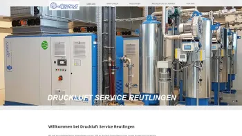 Website Screenshot: Druckluft-Service Thomas Horvath - Druckluft Service Reutlingen, Analyse, Wartung, Messung - Date: 2023-06-16 10:11:55