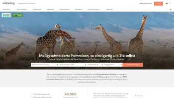 Website Screenshot: Enchanting Travels AG - Maßgeschneiderte Individualreisen - Enchanting Travels - Date: 2023-06-16 10:12:01