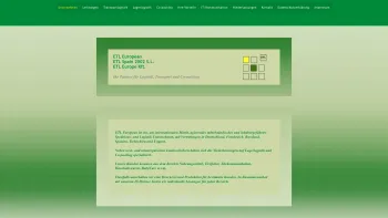 Website Screenshot: ETL European, ETL Spain 2002 S.L. - Unternehmen - Date: 2023-06-16 10:12:05