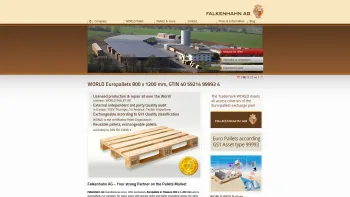 Website Screenshot: Falkenhahn AG - WORLD Pallet manufacturer - Date: 2023-06-16 10:12:08