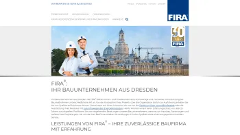 Website Screenshot: FIRA® Firmengruppe - Bauunternehmen in Dresden und bundesweit: FIRA® - FIRA® - Date: 2023-06-16 10:12:11