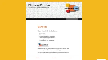Website Screenshot: Fliesen-Grimm Fliesenverlegungen aller Art - Date: 2023-06-16 10:12:12