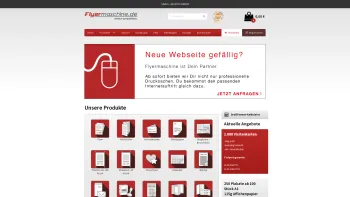 Website Screenshot: Flyermaschine GmbH & Co. KG - Onlinedruckerei Flyermaschine.de - Date: 2023-06-16 10:12:15