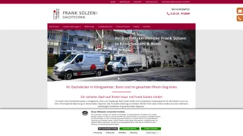 Website Screenshot: Frank Sülzen GmbH - Dachdecker Bonn und Königswinter | Frank Sülzen GmbH - Date: 2023-06-20 10:42:00
