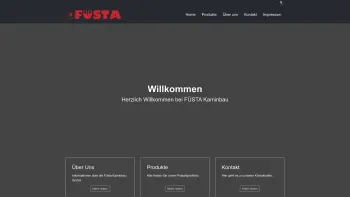 Website Screenshot: Füsta Kaminbau GmbH - Startseite - Date: 2023-06-16 10:12:18
