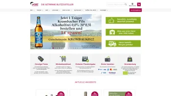 Website Screenshot: GBZ - Getränke Blitzzusteller GmbH - GBZ - Die Getränke Blitzzusteller - Date: 2023-06-16 10:12:21