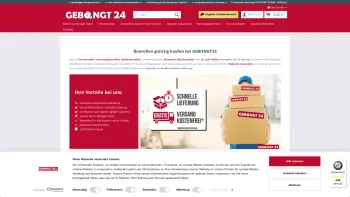 Website Screenshot: GEBONGT24 Online Großhandel für Bonrollen, Thermorollen, Kassenrollen - Bonrollen | Günstig kaufen | Portofrei | GEBONGT24 - Date: 2023-06-20 10:42:02
