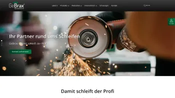Website Screenshot: BSK Metallfinish GmbH - GeBrax: GeBrax - Damit schleift der Profi - Date: 2023-06-16 10:12:21