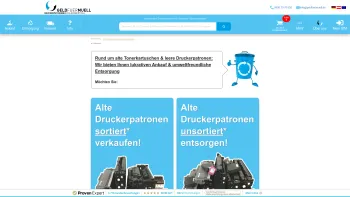 Website Screenshot: geldfuermuell GmbH - Leere Toner, Tinten + Druckerpatronen entsorgen per Ankauf + Recycling - Date: 2023-06-20 10:42:02