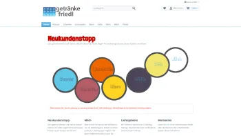 Website Screenshot: Getränke Friedl Werner und Peter Friedl GbR - Getränke bei München - Date: 2023-06-16 10:12:24