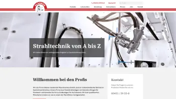 Website Screenshot: Gläsner Sandstrahltechnik GmbH & Co. KG - Gläsner Sandstrahl Maschinenbau | Ibbenbüren - Date: 2023-06-16 10:12:24