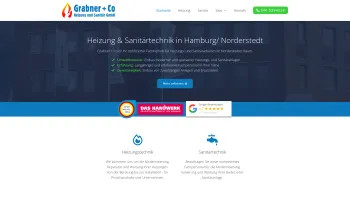 Website Screenshot: Grabner + Co. Tank und Heizungstechnik GmbH - Grabner + Co Heizung und Sanitär GmbH – Heizung und Santiärtechnik in Hamburg/ Norderstedt - Date: 2023-06-16 10:12:26