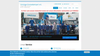 Website Screenshot: Umzüge Grossekemper e.K. -  Lagerung und  bundesweite Umzüge - Nahumzug | Fernumzug | Auslandsumzug Hagen | Umzüge Grossekemper e.K. - Date: 2023-06-20 10:37:41